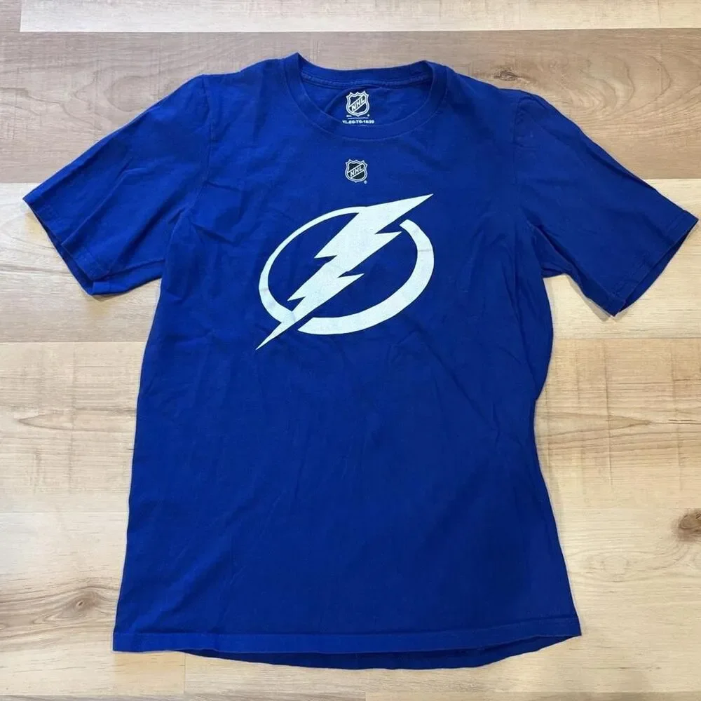 NHL Tampa Bay Lightning Blue T-Shirt Youth XL 18/20